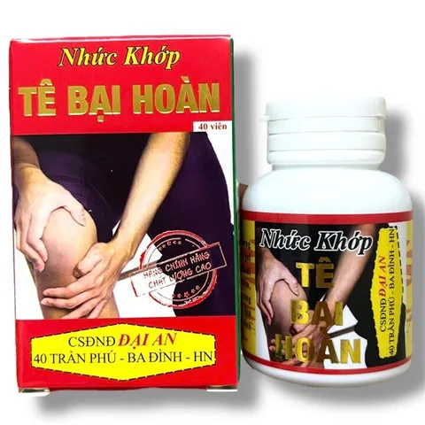 Viên uống nhức khớp Tê Bại Hoàn hỗ trợ đau lưng viêm nhức xương khớp, gai cột sống, thoái hoá khớp - Mã số 1502 776318
