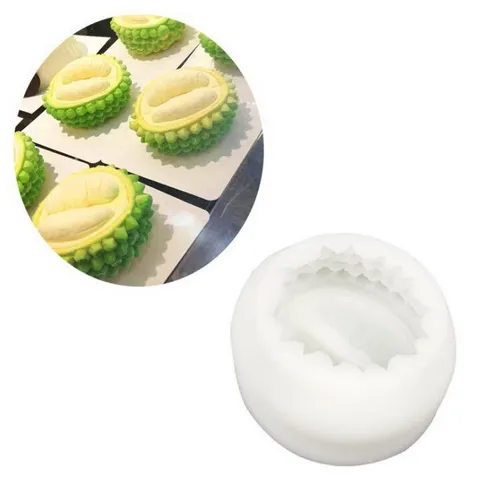 Khuôn silicon làm bánh, rau câu, socola trái sầu riêng - Mã số 1617 776482