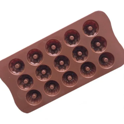 Khuôn silicon làm rau câu, socola 15 loại hoa – Mã số 1477 776491