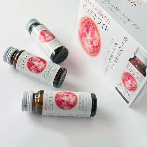 Nước Uống Trắng Da Pure White Shiseido Chính Hãng - Collagen Hỗ Trợ Làm Sáng Da 150ml, giúp da trắng mịn, có đàn hồi tốt, trẻ hóa làn da.