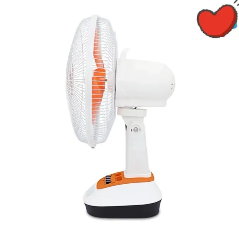 Quạt bàn tích điện, có sạc điện thoại, có đèn chạy điện 220v 12 inch hãng EASY POWER 776633