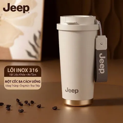 Bình / cốc giữ nhiệt 500ml JEEP, ruột inox 316 776630