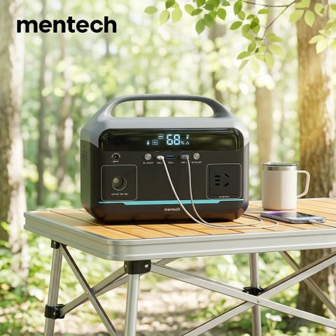 Trạm Sạc Di Động MENTECH MT300M1 300W 204.8Wh AC 220V, Pin Dự Phòng Camping, Sạc Laptop PD 60W 776648