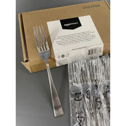 Bộ 12 Dĩa Inox Amazon Basics B0736S97B5 776667