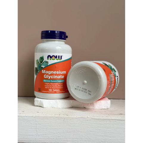 Viên uống bổ sung Magie Now Magnesium Glycinate 180 Tablets