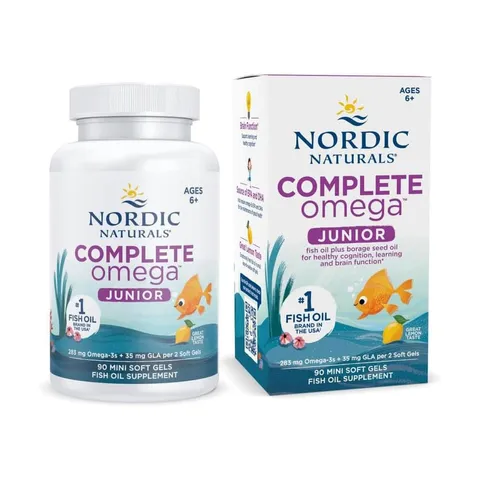Dầu cá Omega-3 cho trẻ em Nordic Naturals Complete Omega Junior 90 Mini Softgels