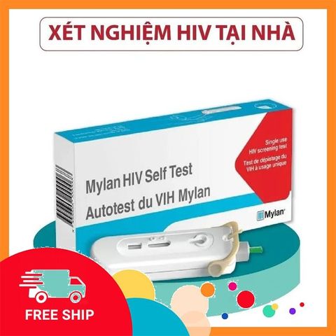 (Che Tên Khi Giao) Que Tự Xét Nghiệm HIV Tại Nhà Mylan - Bộ Dụng Cụ Kiểm Tra HIV Nhanh Chóng và Chính Xác Trong 15 Phút Chuẩn Auth
