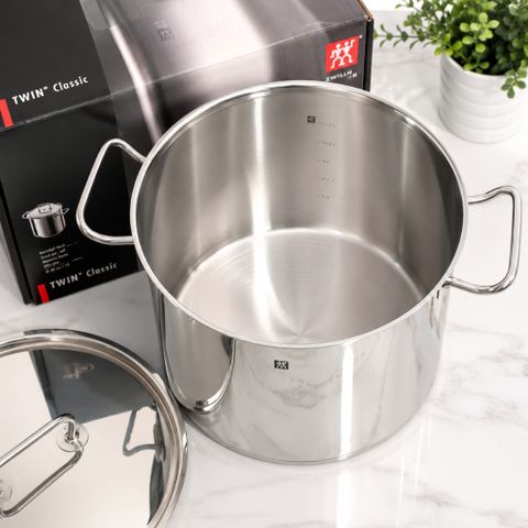 Nồi luộc gà ZWILLING Twin Classic 28cm 14L inox 18/10 đáy SIGMA Classic. Hàng chính hãng