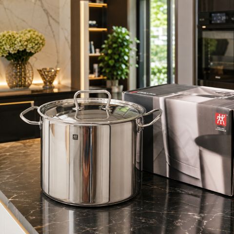 Nồi luộc gà ZWILLING Twin Classic 28cm 14L inox 18/10 đáy SIGMA Classic. Hàng chính hãng