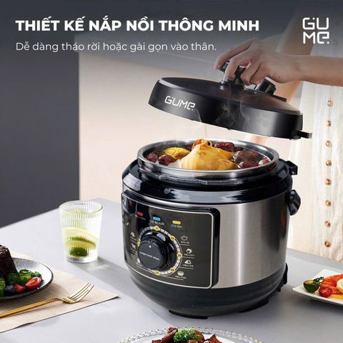 NỒI ÁP SUẤT ĐIỆN ĐA NĂNG GUME GM-PC2838 6L Bảo hành 12 tháng 