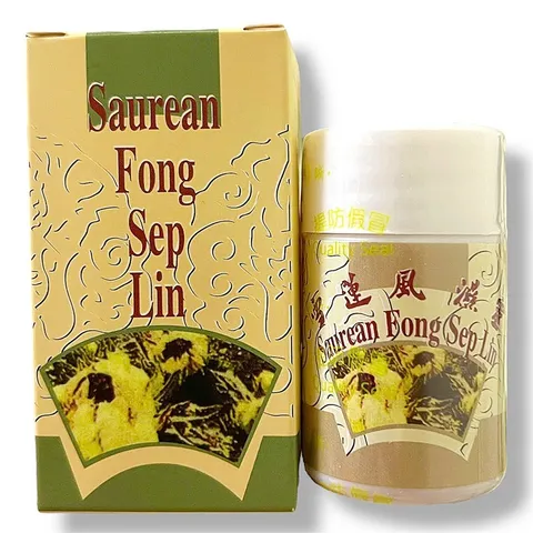 Viên uống đau nhức xương khớp Tuyết liên phong thấp linh Saurean Fong Sep Lin Plus - Hộp 30 viên - Xuất xứ Malaysia - Mã 1421 776738
