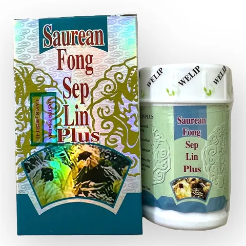 Viên uống đau nhức xương khớp Tuyết liên phong thấp linh Saurean Fong Sep Lin Plus - Hộp 30 viên - Xuất xứ Malaysia - Mã 1421 776738