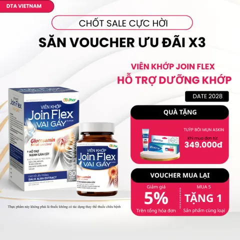 Viên uống JOINT FLEX VAI GÁY PLATINUM hỗ trợ xương khớp – Hộp 30 viên 776742