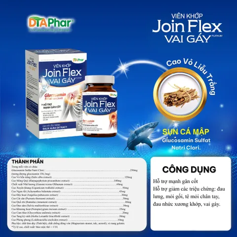 Viên uống JOINT FLEX VAI GÁY PLATINUM hỗ trợ xương khớp – Hộp 30 viên 776742