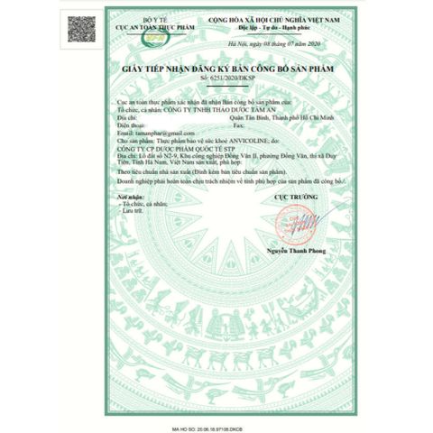 Viên uống bổ não Anvicoline | Hỗ trợ tăng cường trí nhớ, giảm đau đầu | Lưu thông máu | DTAPhar 776745