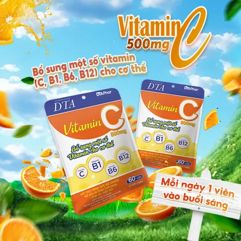 Combo Viên Uống DTA Hỗ Trợ Tăng Đề Kháng – Vitamin C & Kẽm kết hợp Vitamin nhóm B + Nhân sâm (30 ngày)