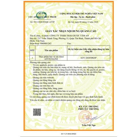 Viên uống bổ não Anvicoline | Hỗ trợ tăng cường trí nhớ, giảm đau đầu | Lưu thông máu | DTAPhar 776745