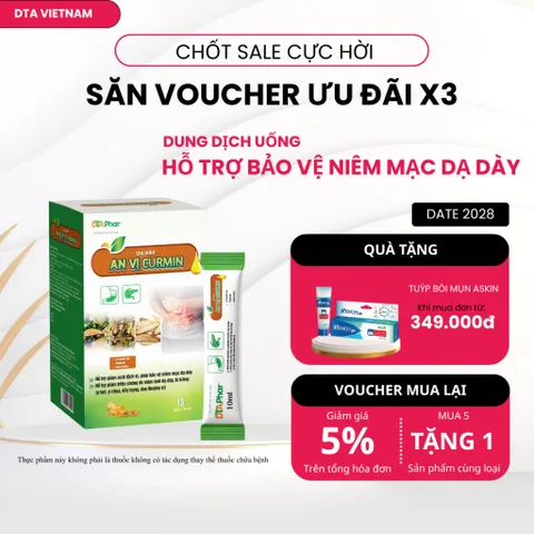 Cumin Nghệ Nano hỗ trợ giảm viêm loét dạ dày giúp bảo vệ niêm mạc dạ dày Combo 5 gói
