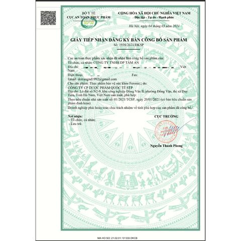 Siro uống Feronic Bổ sung sắt lII hỗ trợ cải thiện tình trạng thiếu máu do thiếu sắt & acid H20ố