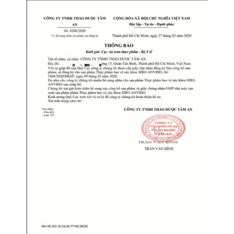 Siro uống Anviho hỗ trợ giảm ho ấm họng giúp giảm tăng tiết đờm do ho nhiều Chai 100ml 776753