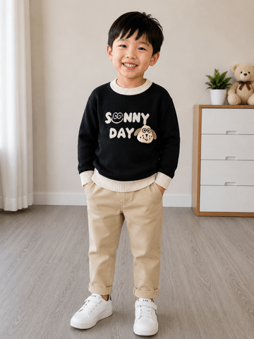 Hàng QC- Áo len chó con cute đáng yêu ấm áp dày dặn mùa đông dễ thương cho bé trai