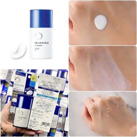 Kem Chống Nắng Transino Whitening UV Protector SPF50+ PA++++ 30ml Hàng Nhật Nội Địa - Dưỡng Trắng Da, Chống Nắng Toàn Diện