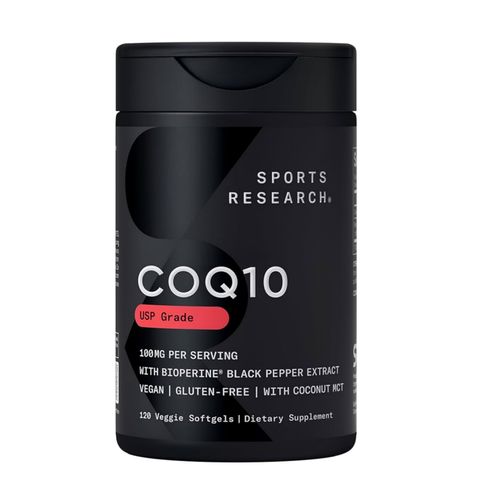 Viên uống Sports Research CoQ10 USP Grade 100 mg 120 viên - Sản xuất năng lượng tế bào & Hỗ trợ sức khỏe Tim mạch - S/P Chuẩn Mỹ