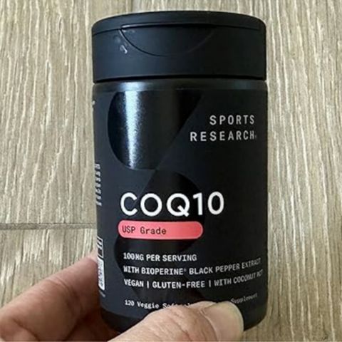 Viên uống Sports Research CoQ10 USP Grade 100 mg 120 viên - Sản xuất năng lượng tế bào & Hỗ trợ sức khỏe Tim mạch - S/P Chuẩn Mỹ