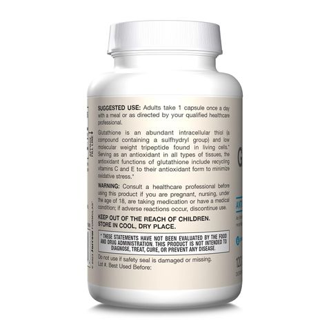 Glutathione Reduce Jarrow 500mg - Viên uống trắng da chống oxy hóa, tăng cường hệ miễn dịch, 60 viên sản xuất tại Mỹ