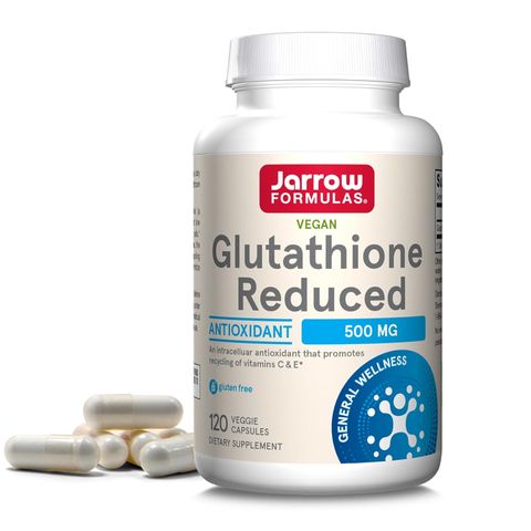 Glutathione Reduce Jarrow 500mg - Viên uống trắng da chống oxy hóa, tăng cường hệ miễn dịch, 60 viên sản xuất tại Mỹ