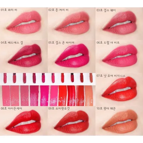 Son kem lì It’s Skin Life Color Lip Crush Matte (ko hộp giấy)