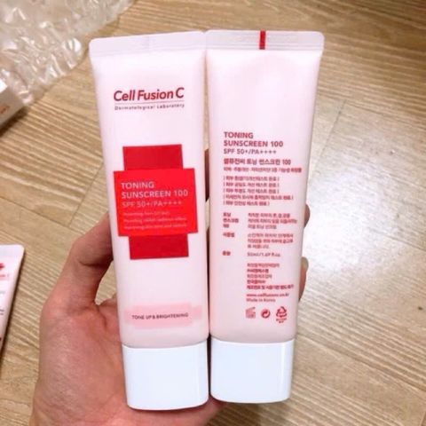 Kem Chống Nắng Cell Fusion C Màu Hồng Nâng Tone 50ml 776818