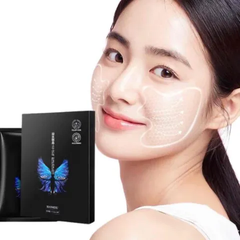1 miếng Mặt Nạ Tinh Thể Nâng Cơ Dưỡng Trắng Mịn Da, Cấp Ẩm, Mờ Thâm, Chống Lão Hóa