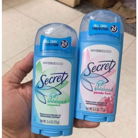 Lăn khử mùi dạng sáp nữ Secret Mỹ đủ mùi thơm dễ chịu
