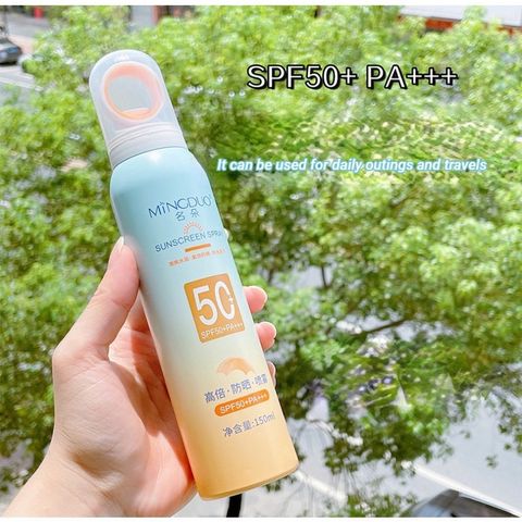 [CHÍNH HÃNG] Xịt chống nắng SPF 50 dưỡng trắng, cấp ẩm chai 150ml