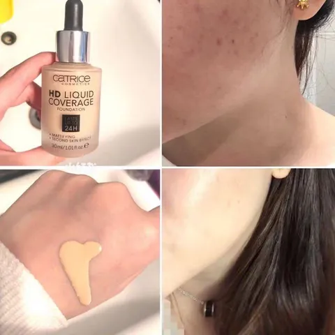 Kem nền HD Liquid Coverage Foundation với khả năng kiềm dầu, che khuyết điểm độ bám cao lên đến 24H 30ml
