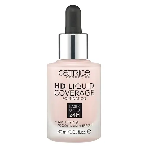 Kem nền HD Liquid Coverage Foundation với khả năng kiềm dầu, che khuyết điểm độ bám cao lên đến 24H 30ml
