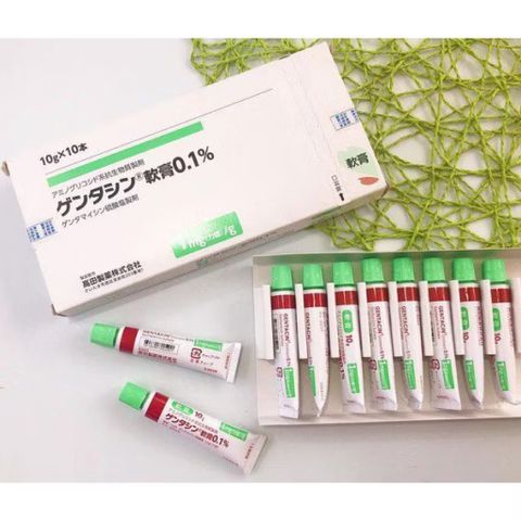 Kem Gentacin được sử dụng để giảmcác vết sẹo thâm, sẹo rỗ, sẹo mụn, giúp làm mờ sẹo và thúc đẩy làm lành da 10g