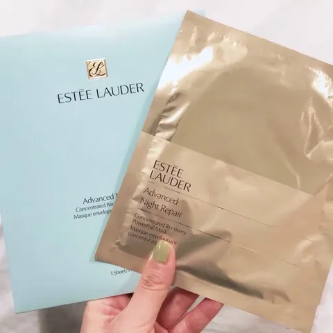 Combo 5 Mặt Nạ Cao cấp tái tạo da ,dưỡng sáng Lá Bạc Est Laud Advanced Night Repair Concentrated Recovery PowerFoil Mask