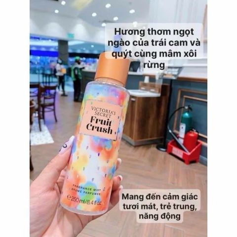 Xịt Thơm Toàn thân Vic Secret Body Mist 250ml Siêu Thơm Cá Tính, Năng Động