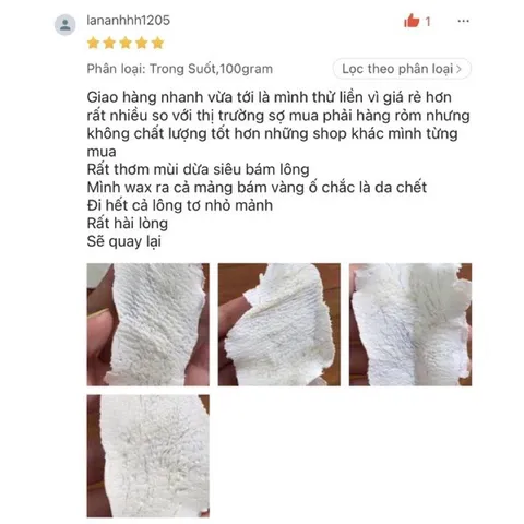 Sáp wax lông dạng hạt cao cấp 400g