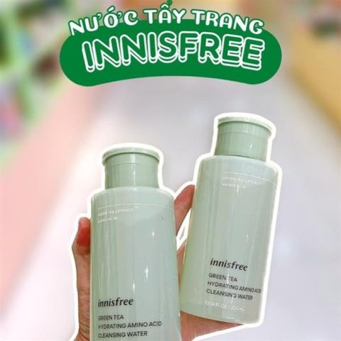 Nước tẩy trang trà xanh Innisfree Green Tea Cleansing Water giúp làm sạch da 300ml