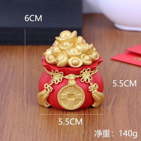Hũ đựng muối gạo tài lộc túi thân tài may mắn để ban thờ trang trí nhà cửa chum vàng chiêu thần tài ngày vía thần tài