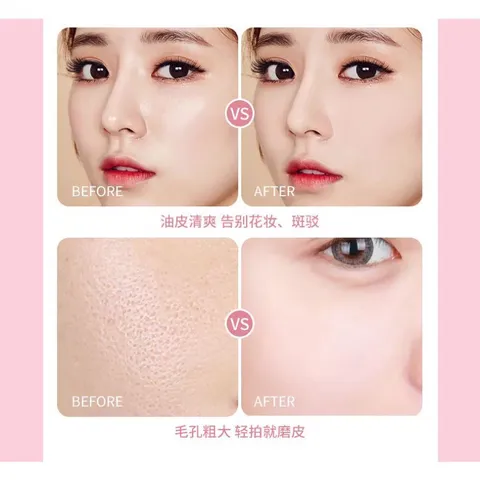Phấn Phủ Lameila Kiềm Dầu Tạo Khối kèm mút gương soi