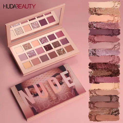 Bảng phấn mắt hoa hồng 18 màu Beauty nội địa Trung