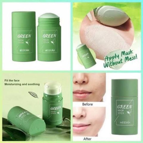 Mặt nạ trà xanh dạng lăn GREEN MASK STICK, Thanh lăn mặt nạ trà xanh Green mask stick - Cam Kết Chính hãng