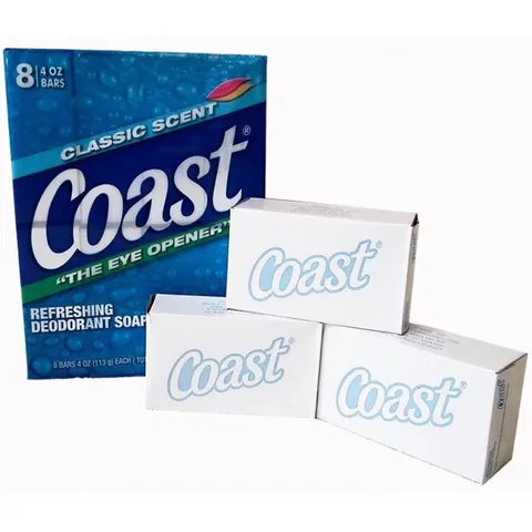 Xà bông Coast dạng cục không làm khô da tay thích hợp cho cả người lớn và trẻ nhỏ (hàng Mỹ)