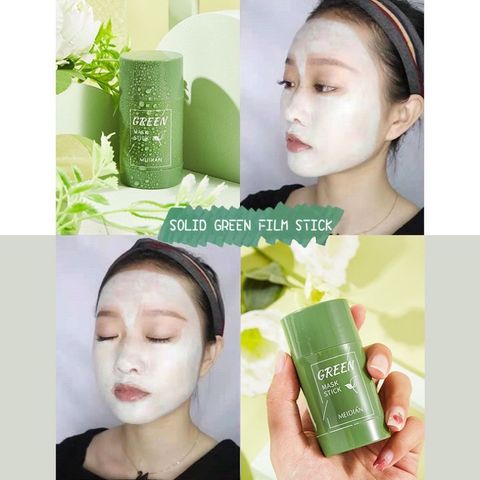 Mặt nạ trà xanh dạng lăn GREEN MASK STICK, Thanh lăn mặt nạ trà xanh Green mask stick - Cam Kết Chính hãng