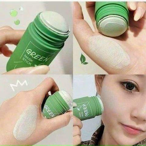 Mặt nạ trà xanh dạng lăn GREEN MASK STICK, Thanh lăn mặt nạ trà xanh Green mask stick - Cam Kết Chính hãng