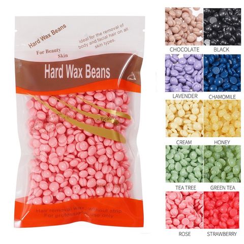 (Tặng kèm que wax) Sáp wax lông nóng dạng hạt Hard Wax Beans 100g